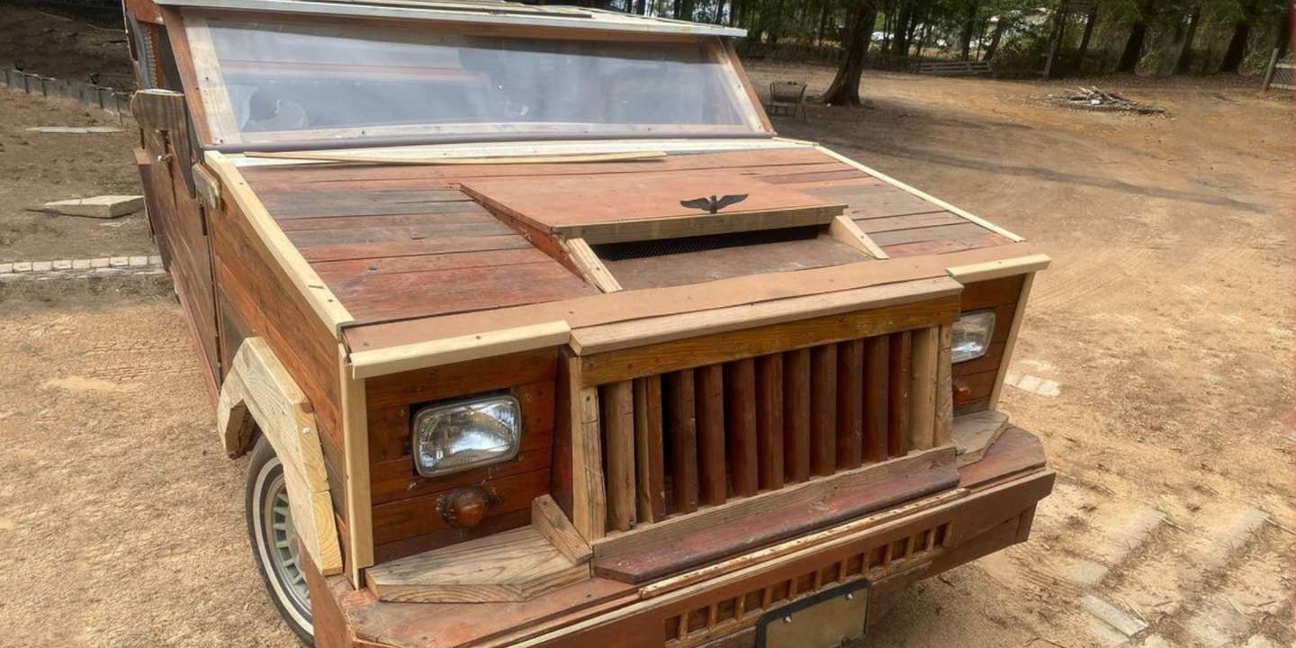 This Wood Cabin on Wheels Used to Be a 1983 Ford F-150, And It’s for Sale