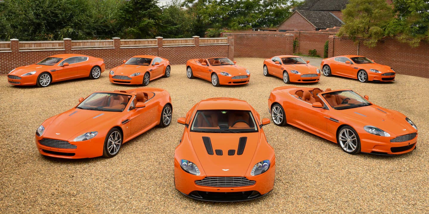 Orange Aston Martin Collection Is This Fall’s Zesty Auction Hit