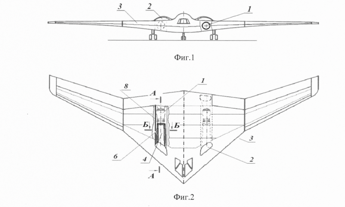 A two-view drawing that likely depicts a possible PAK DA configuration.&nbsp;<em>yandex.ru</em>
