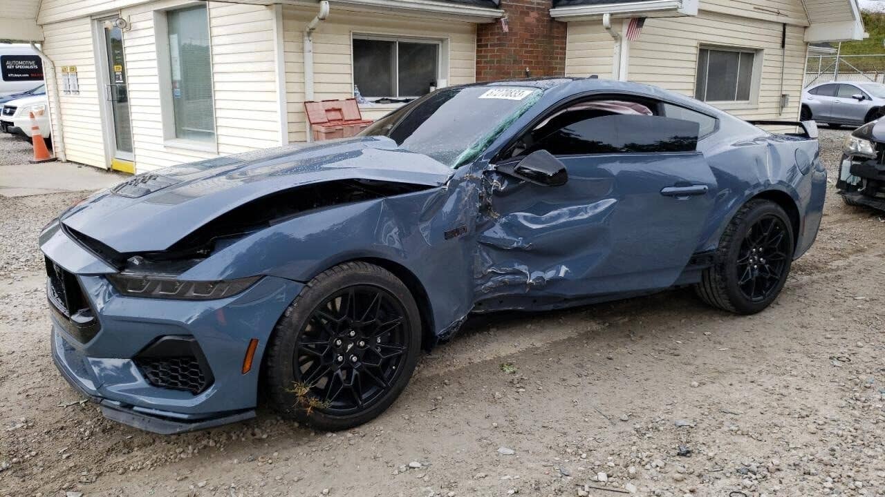 There’s a Wrecked 2024 Ford Mustang GT For Sale on Copart Already