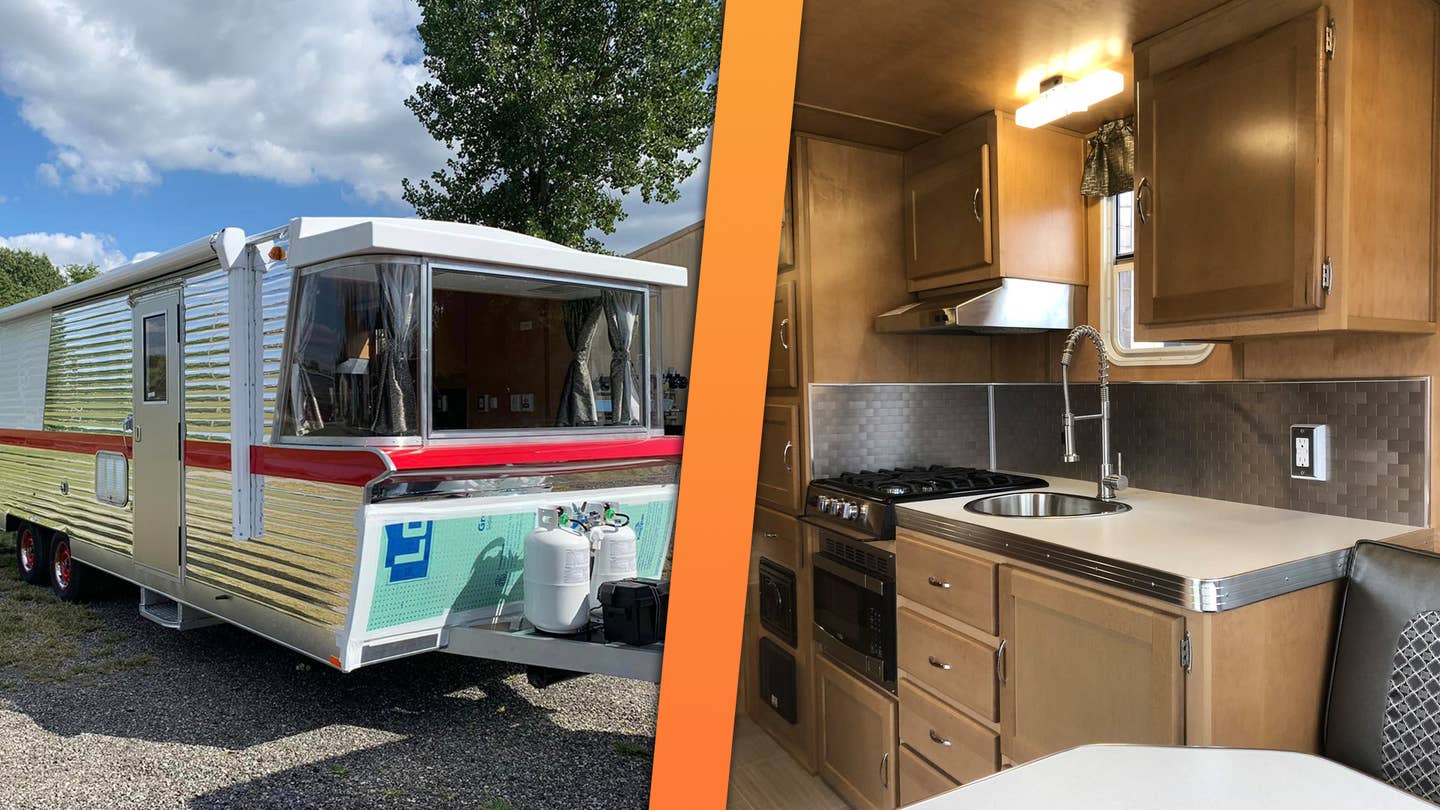 This Mid-Century-Modern RV Is Actually All New and Modern Inside