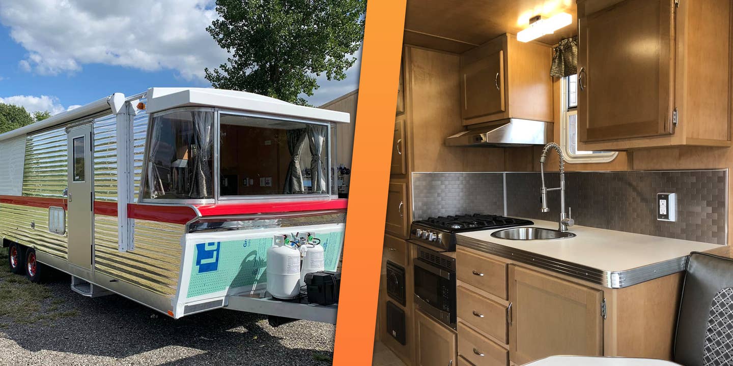 This Mid-Century-Modern RV Is Actually All New and Modern Inside