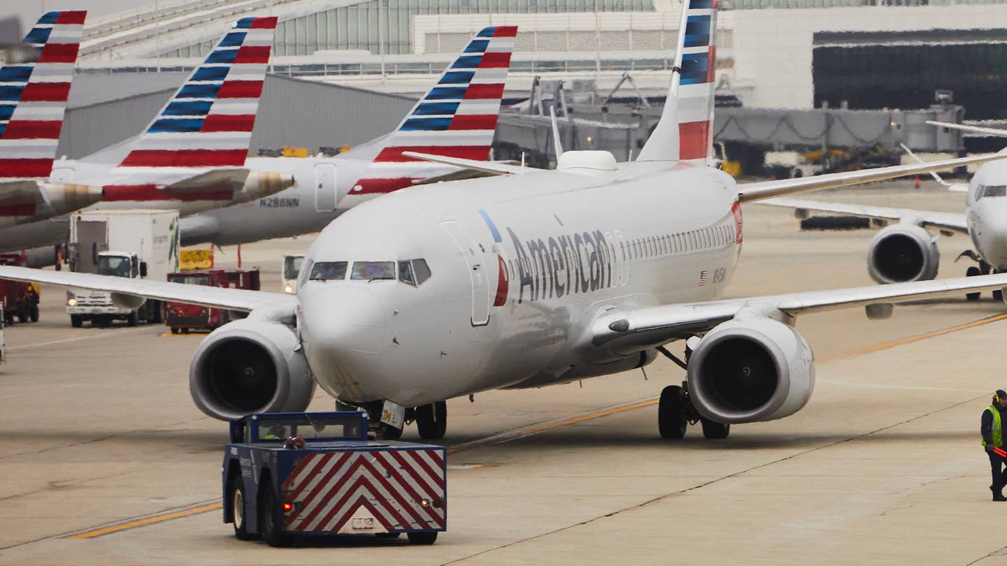 American Airlines jets on the tarmac