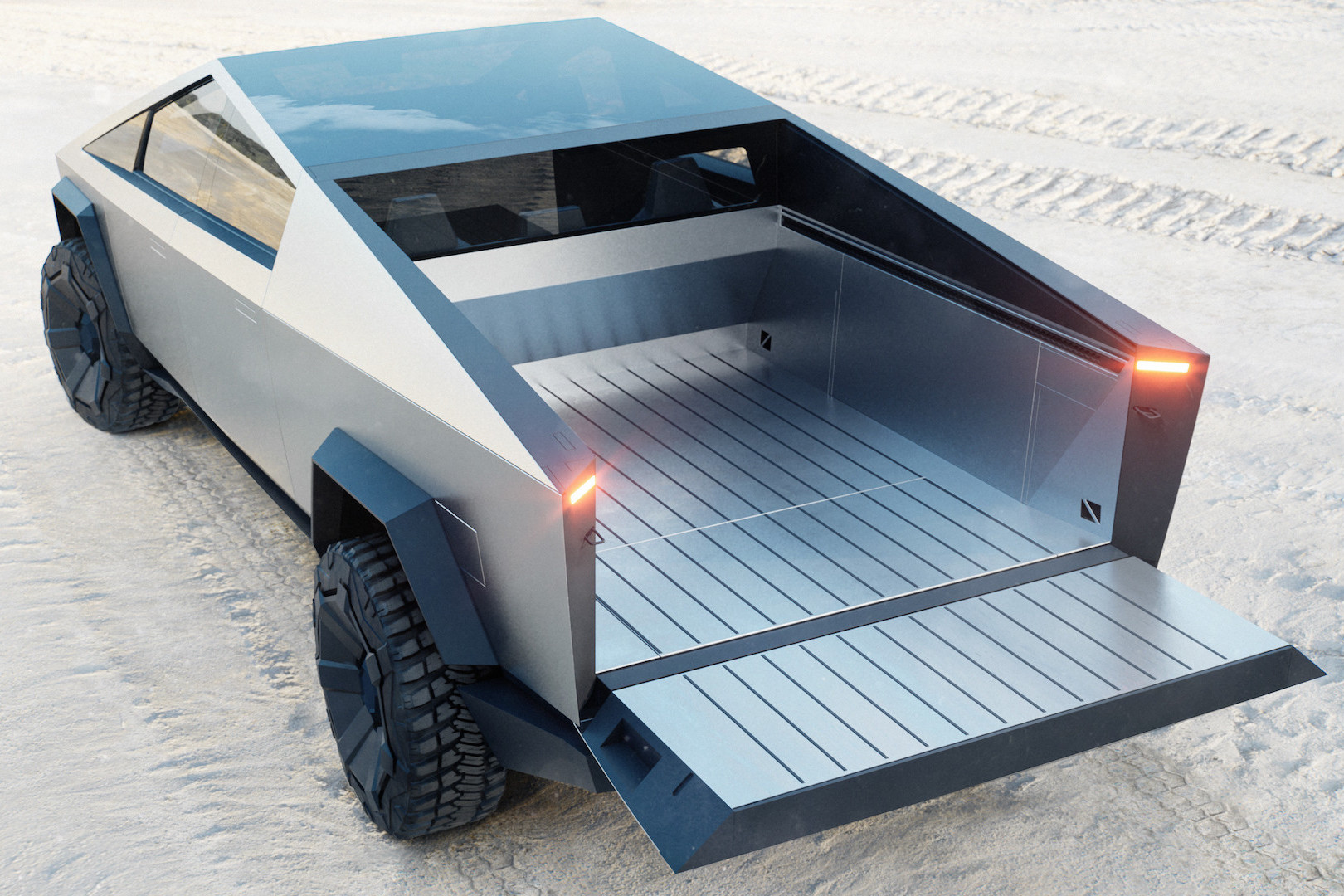 Tesla Cybertruck concept bed