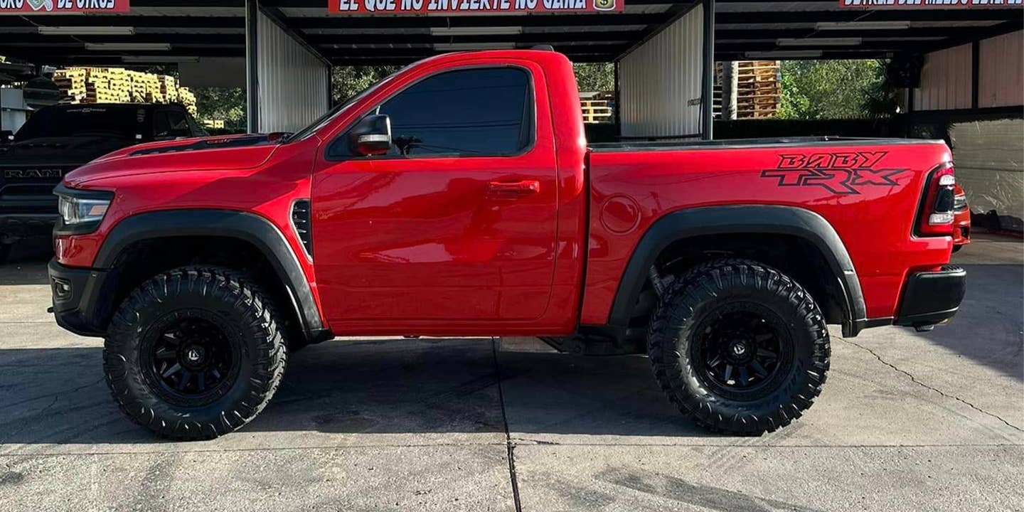 Single-Cab, Short-Bed Ram TRX Is Like a Photoshop Brought to Life