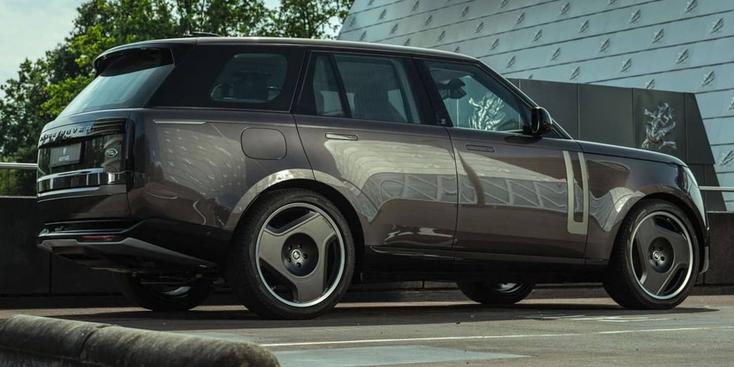23-inch tri-spoke wheels on a Range Rover