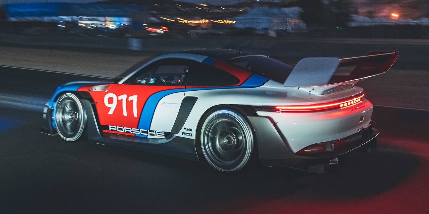The Porsche 911 GT3 R rennsport Is a 611-HP Track Star With a Gigantic Wing