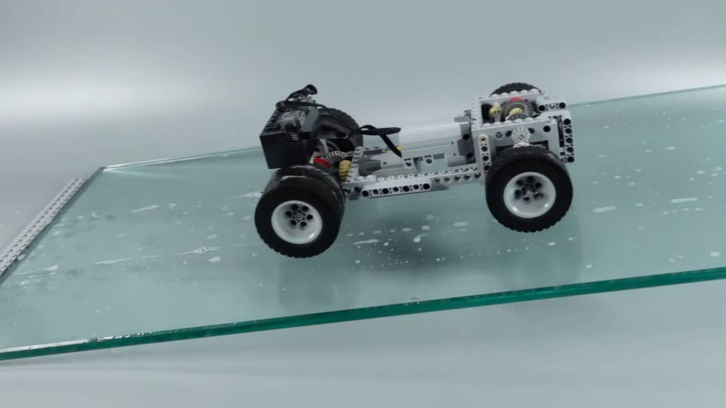 Watch This Lego Car Evolve To Tackle Slippery Slopes With Smart Engineering