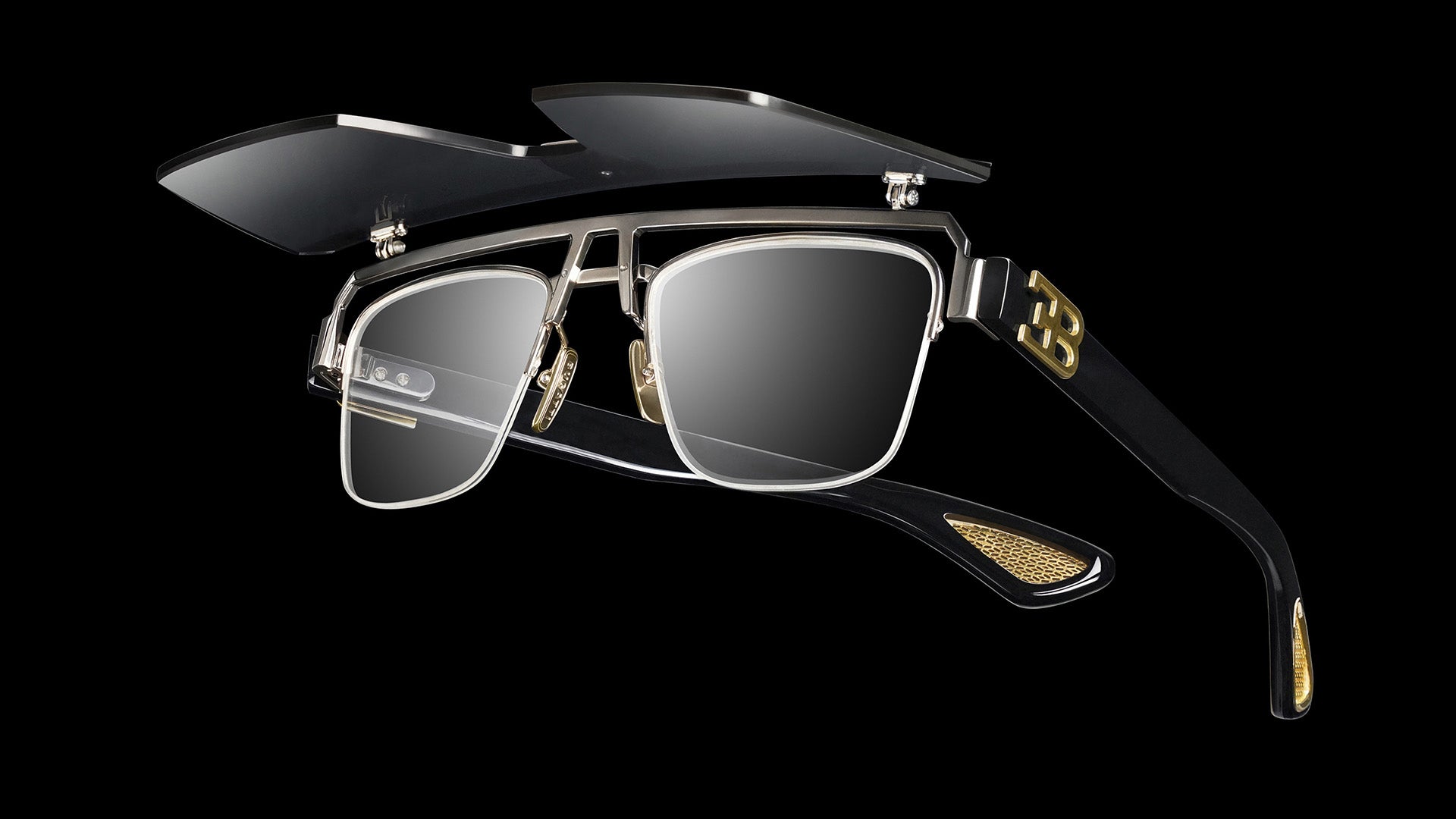 The latest Bugatti sunglasses have a very stylish appearance.