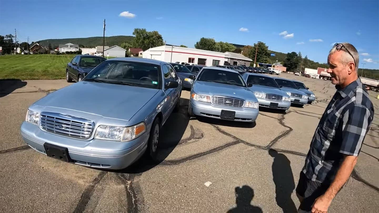 World’s Largest Collection of Ford Crown Victorias Will Sell You a Car