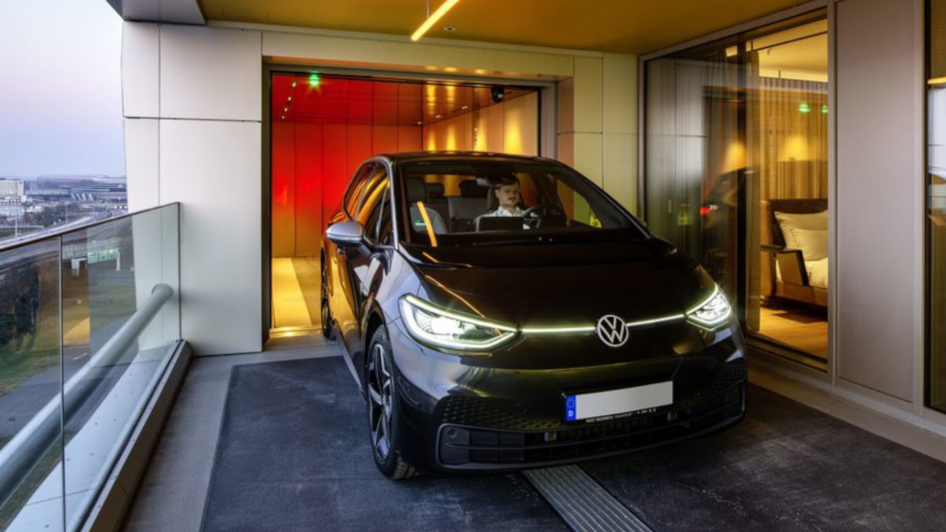 Sweet Dreams: Frankfurt Hotel Lets You Park Your Car on the Balcony