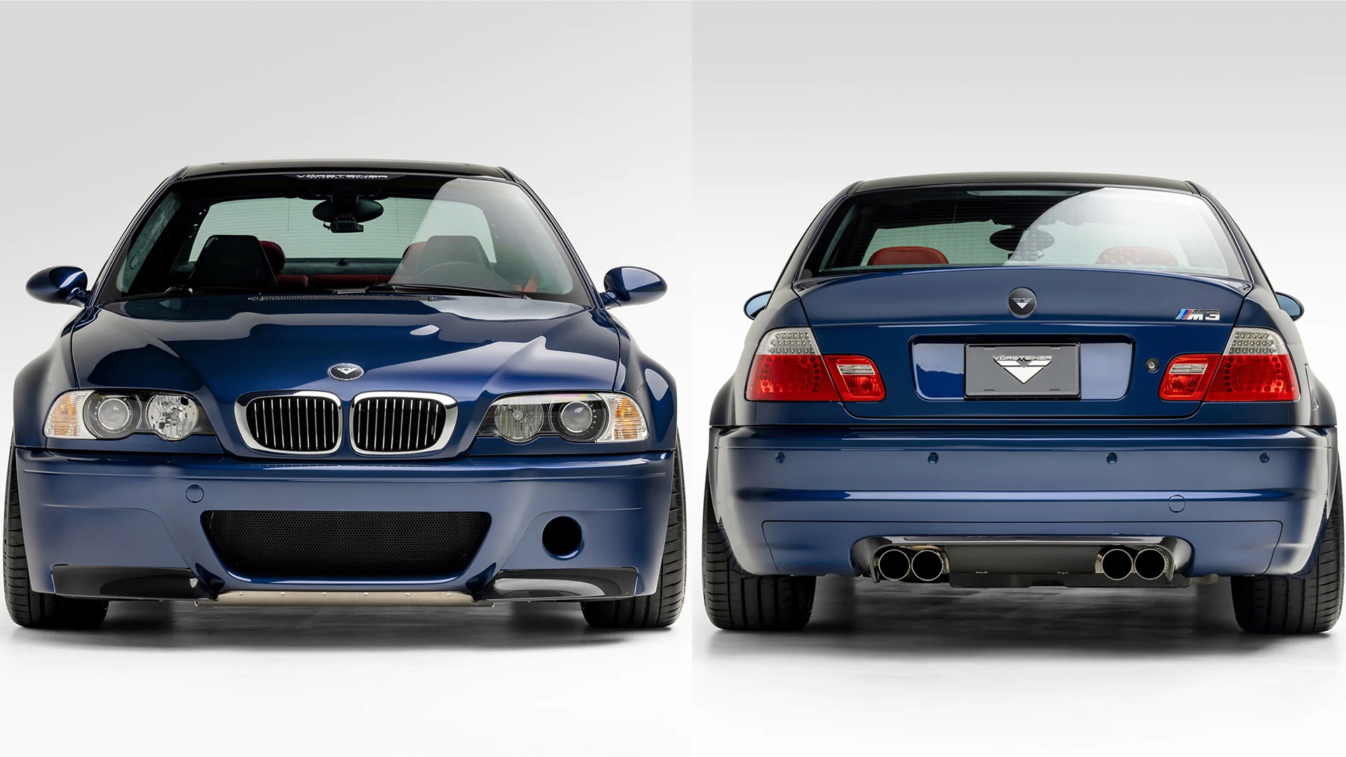 The E46 BMW M3 with Vorsteiner VCSL body components