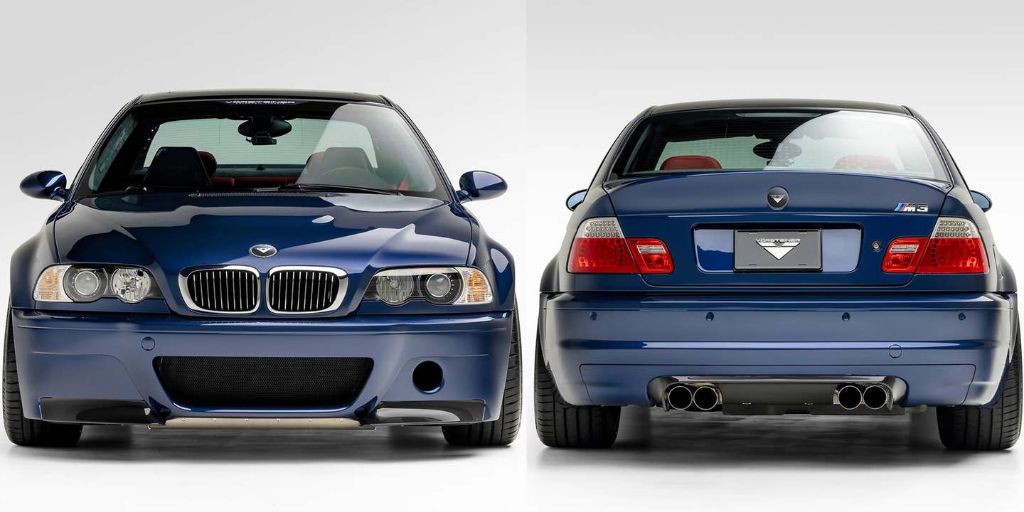 The E46 BMW M3 with Vorsteiner VCSL body components