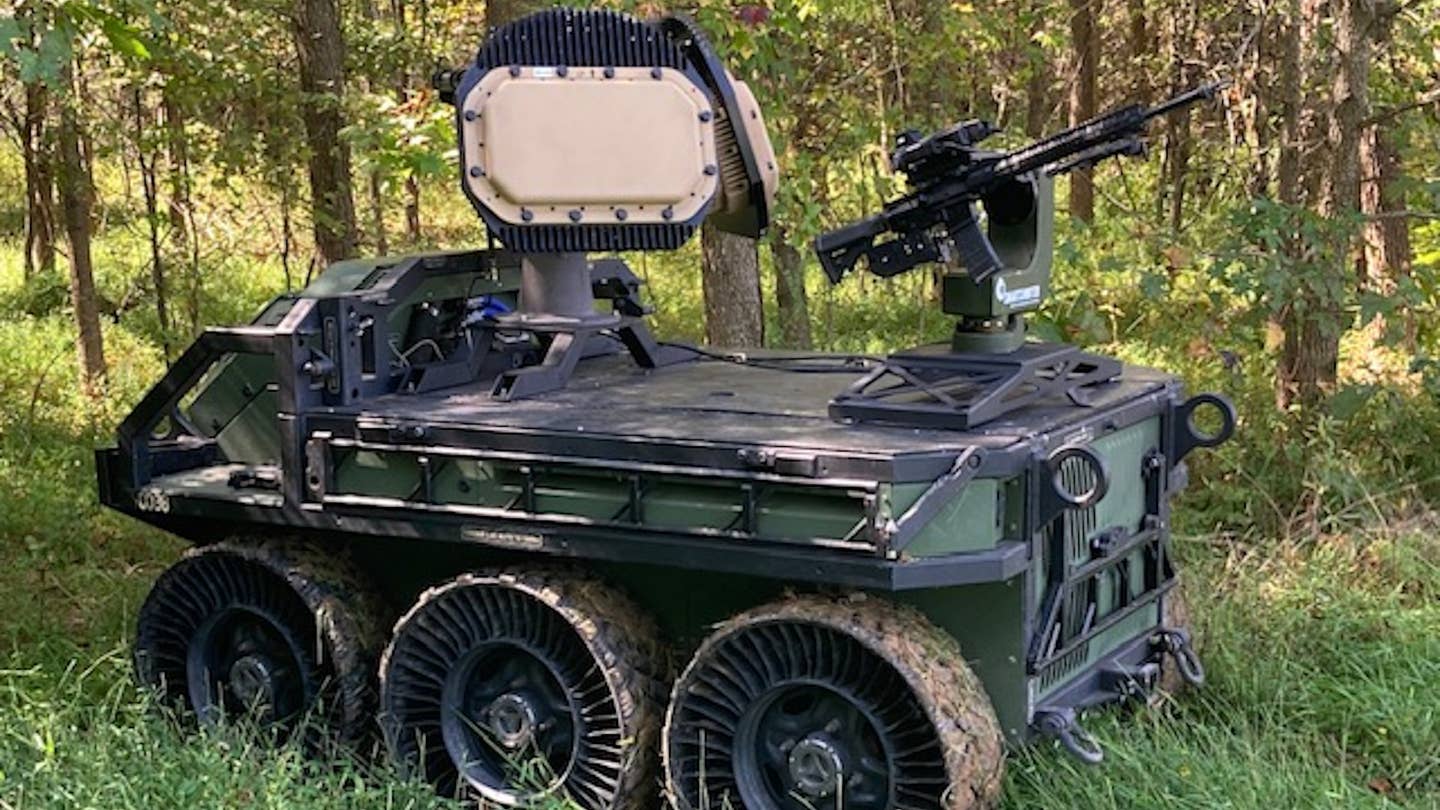 Little Radar-Toting Robotic Gun Vehicle Aims To Protect Squads From Drones