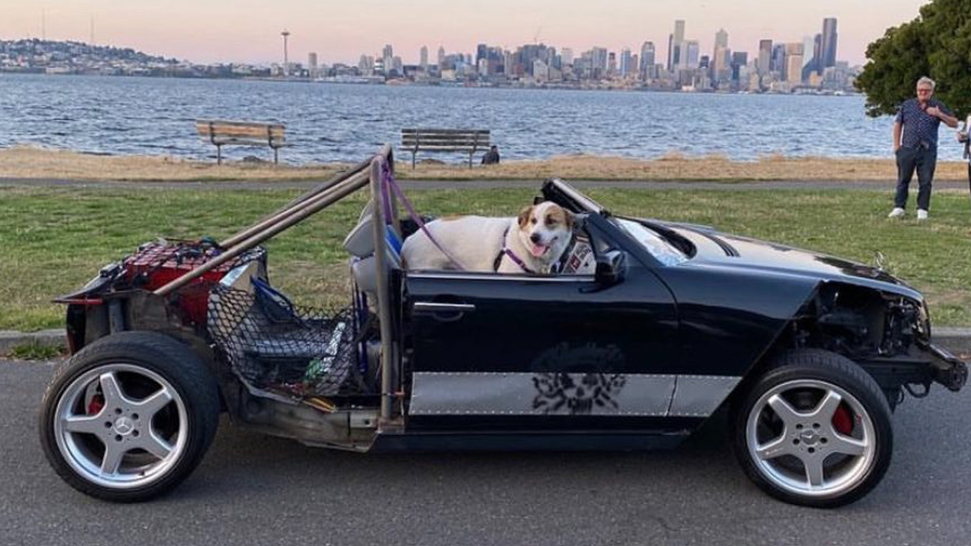 1998 Mercedes E430 Death Kart Has a V8 and Not Much Else—and It’s for Sale
