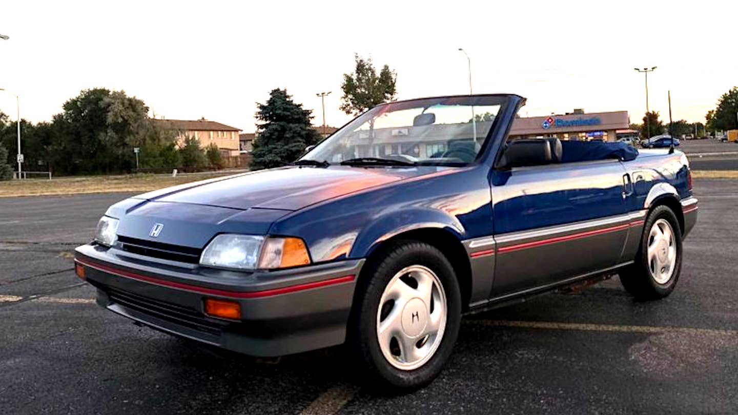 This Rare Honda CRX Convertible Deserves Some TLC, and It’s for Sale