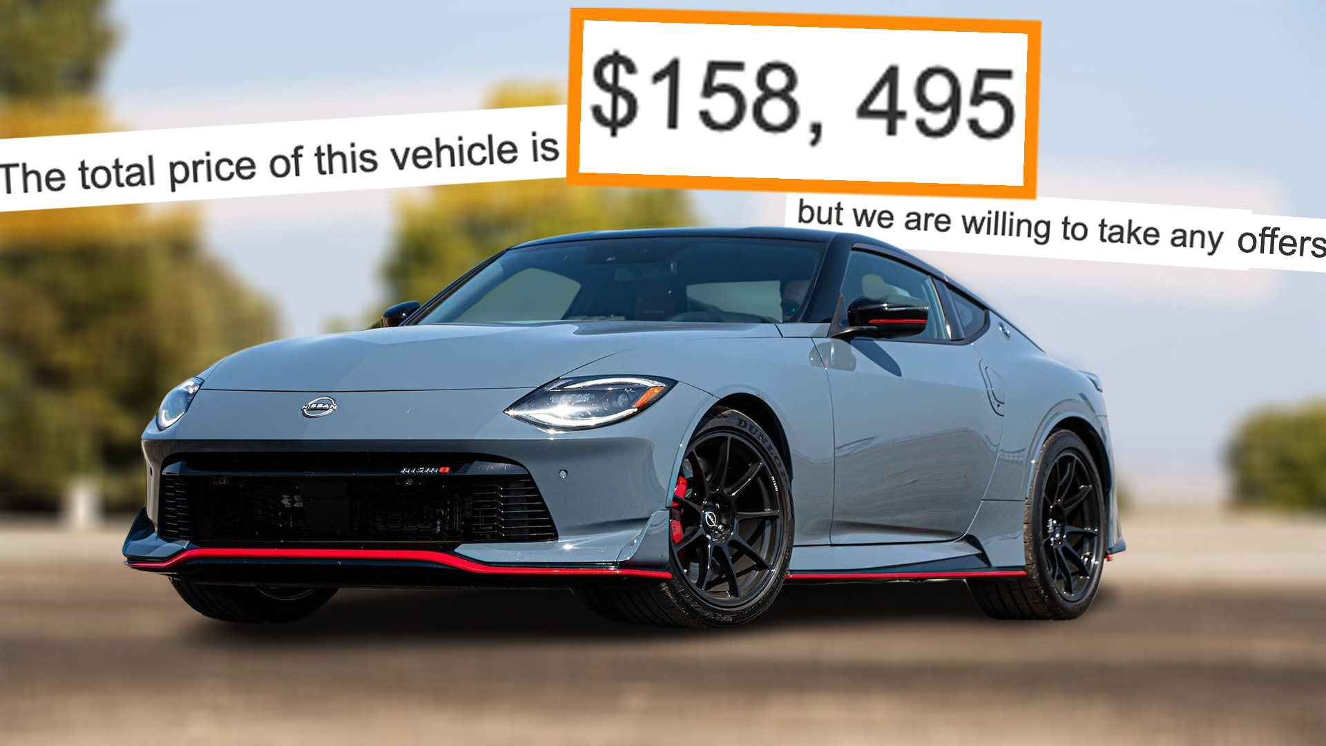 2024 Nissan Z Nismo Marked Up to $158,495—or Best Offer