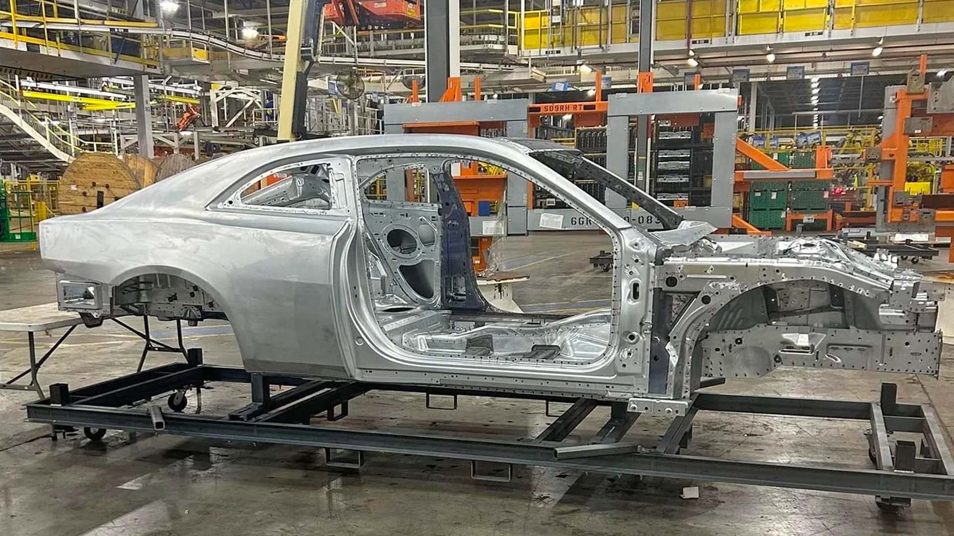 Next-Gen Dodge Charger: Leaked Factory Pics Suggest Gas Engine Will Survive