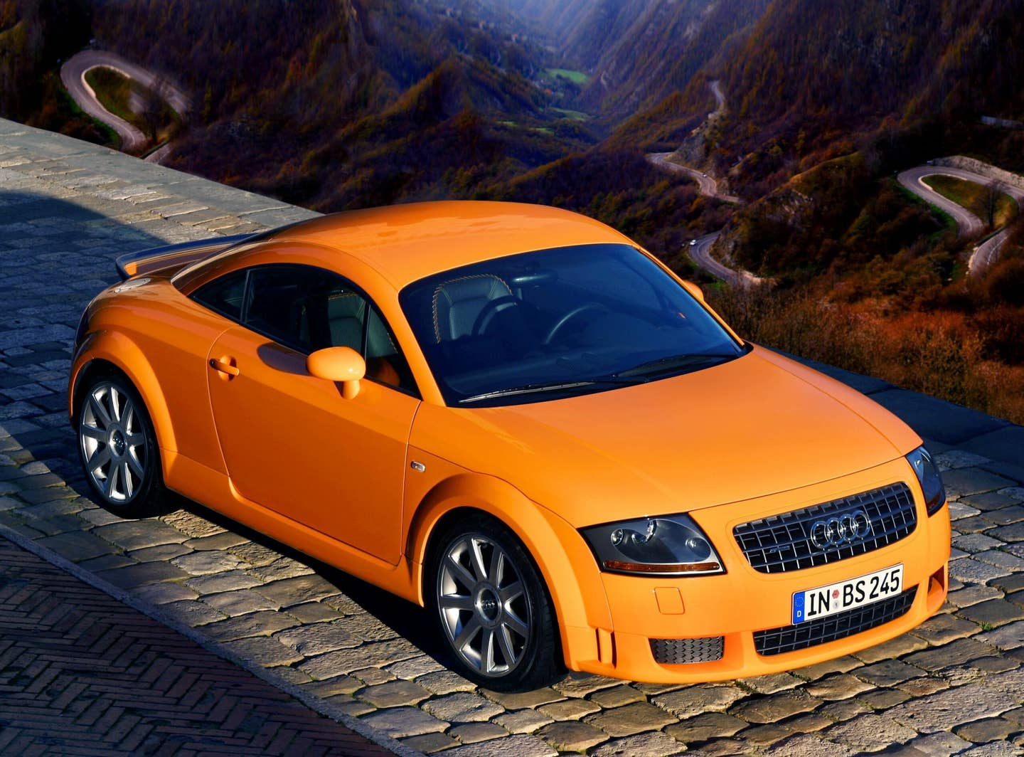 The original Audi TT in Papaya Orange, 2003. <em>Audi</em>