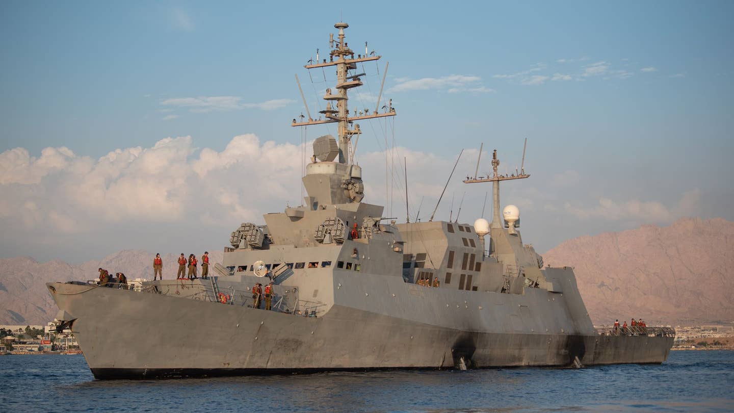 Israel has deployed missile corvettes to the Red Sea as a protection against Houthi missile and drone launches.