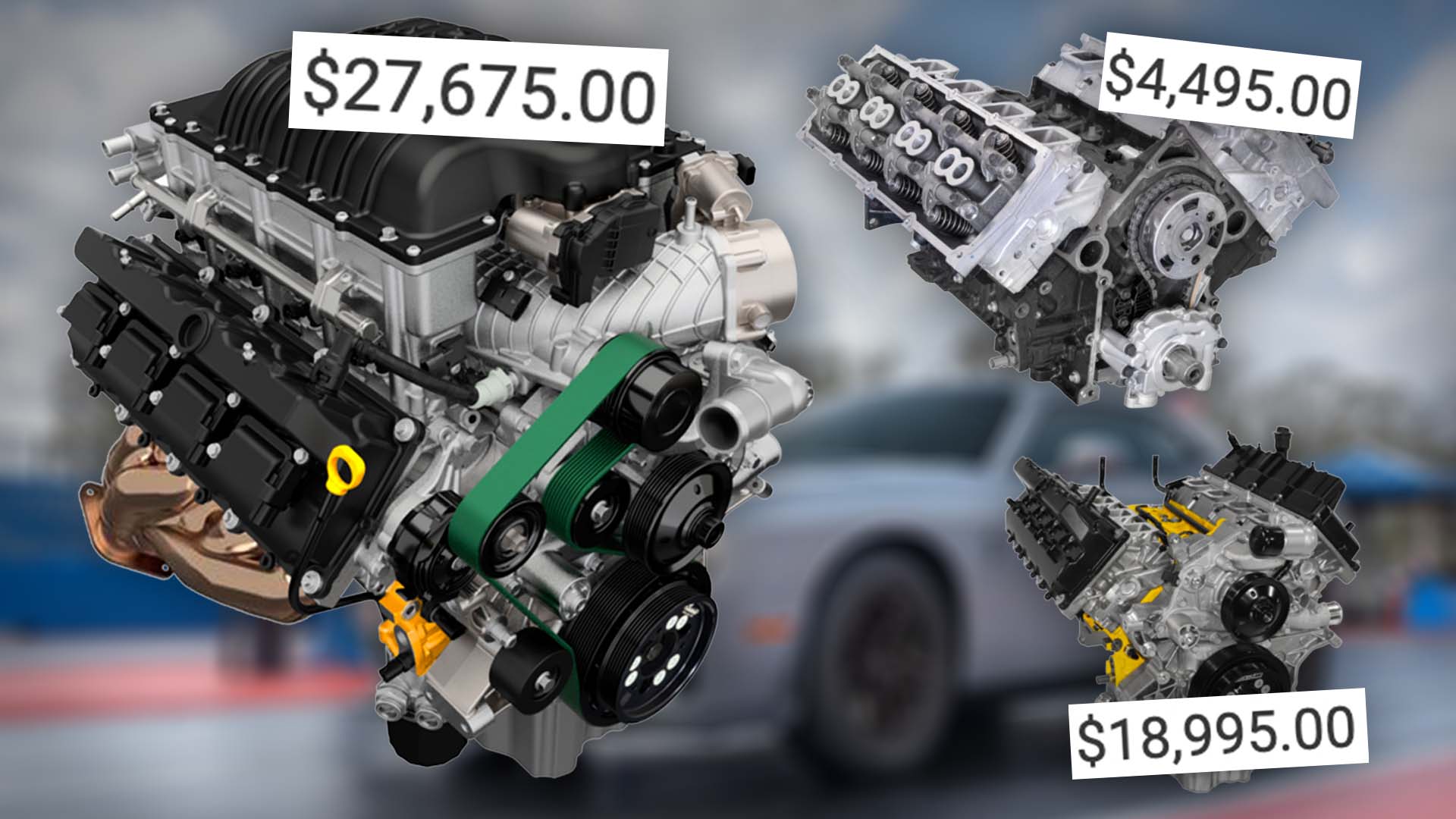 New Dodge Crate Engines Include 1,025-HP Demon 170 V8 for $27,695