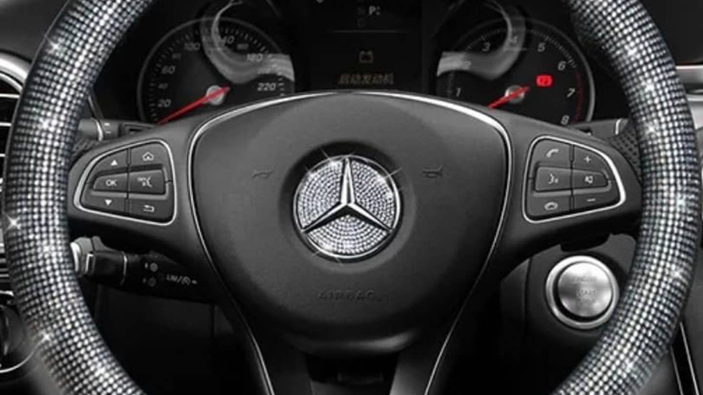 Feds Warn Rhinestone Steering Wheel Decorations Can Become Shrapnel
