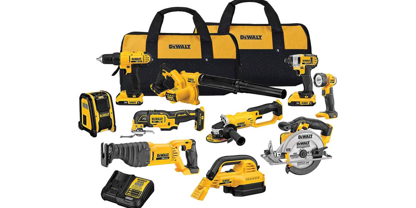 This On-Sale DeWalt 10-Tool Combo Kit Is a Killer Deal