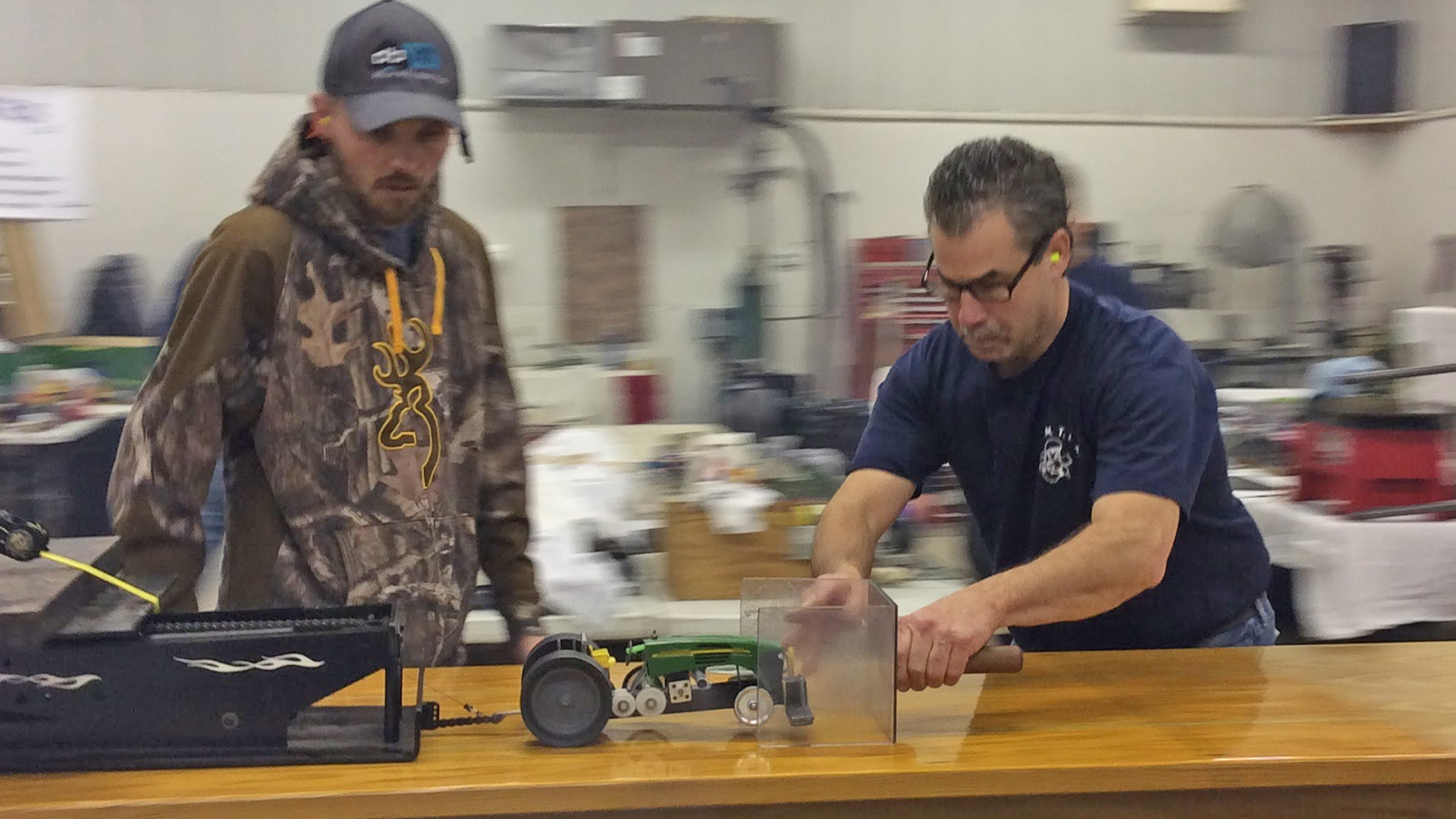 Nitro-Powered Mini Tractor Pulls Take the Action From the Track to the Table