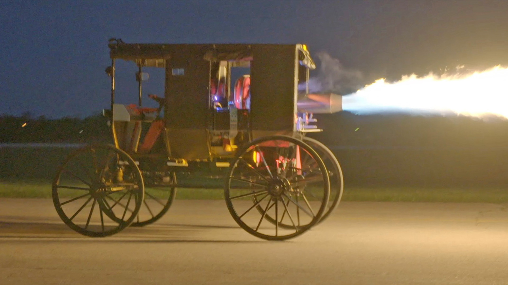 Turbine-Powered Amish Buggy Makes 60 MPH Feel Like Time Travel