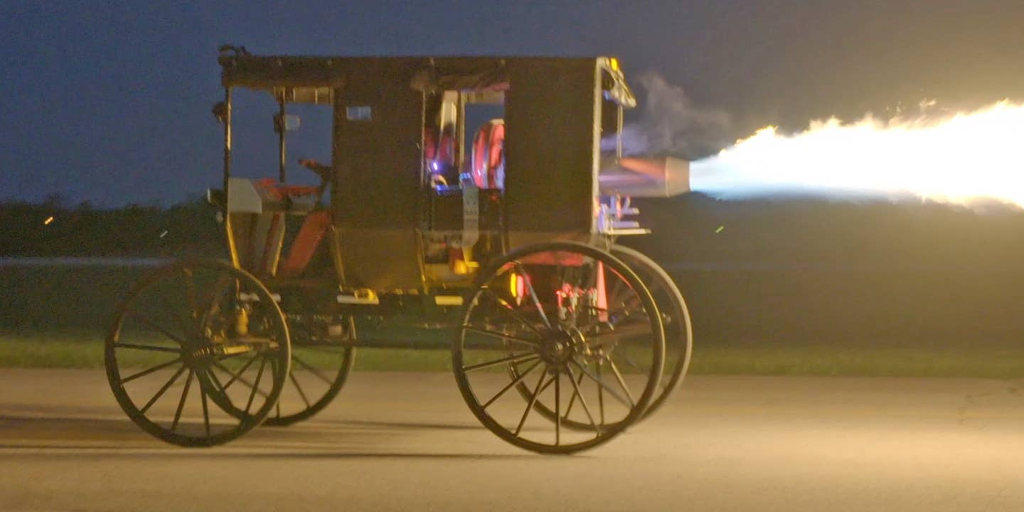 Turbine-Powered Amish Buggy Makes 60 MPH Feel Like Time Travel