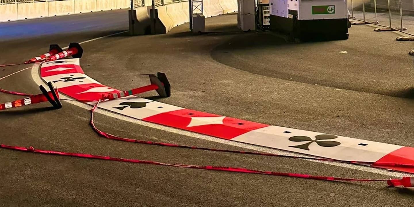 Even the Las Vegas F1 Track’s Curbs Are Over the Top