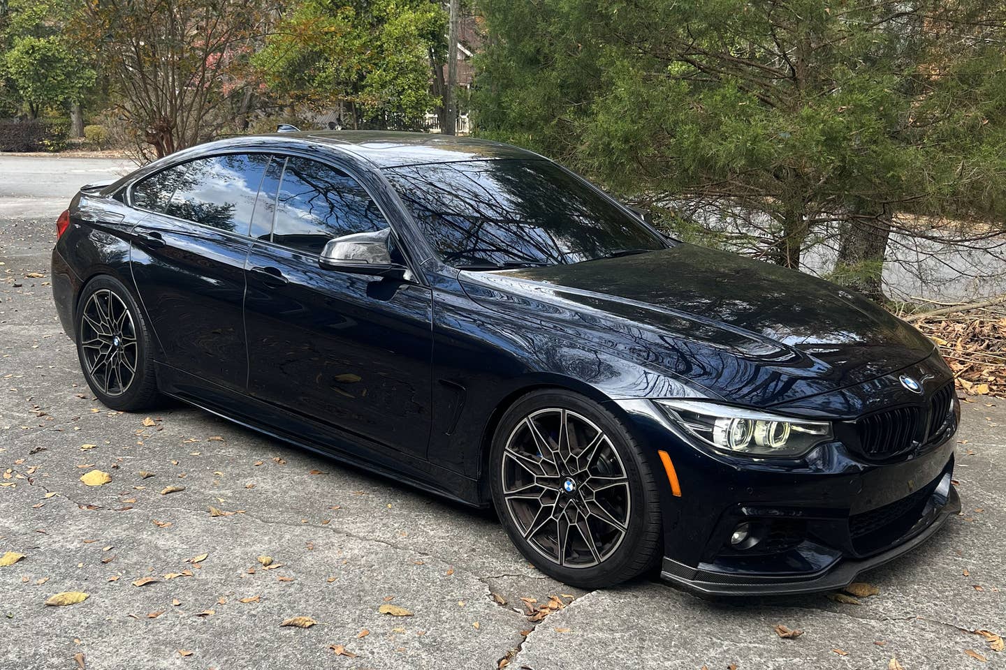 Eric Powell's 2018 BMW 440i, now safely back in his driveway.