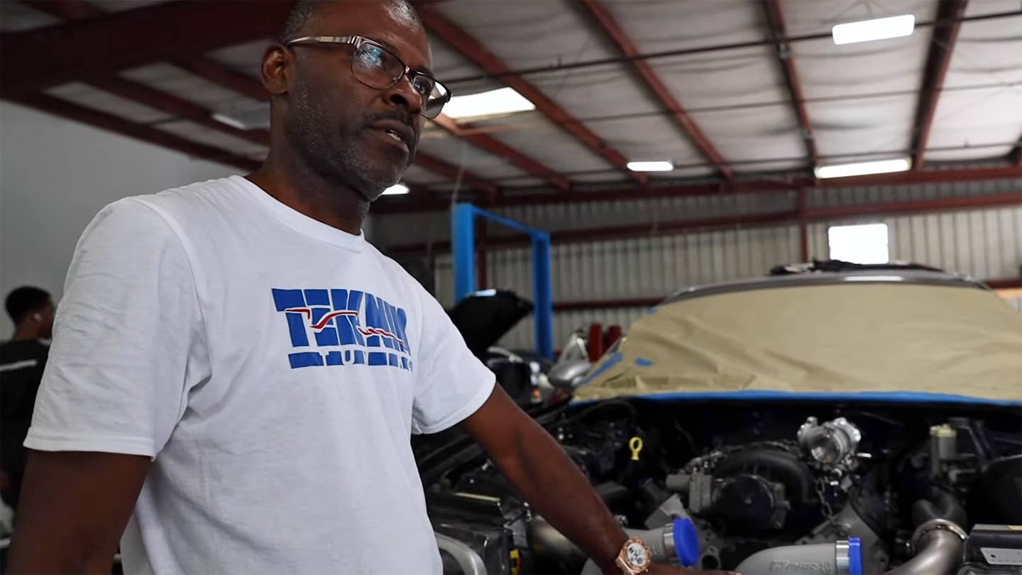 Teknik Tuning owner Stanley Souffrant shows off his LS-swapped E46 BMW M3 in a video.