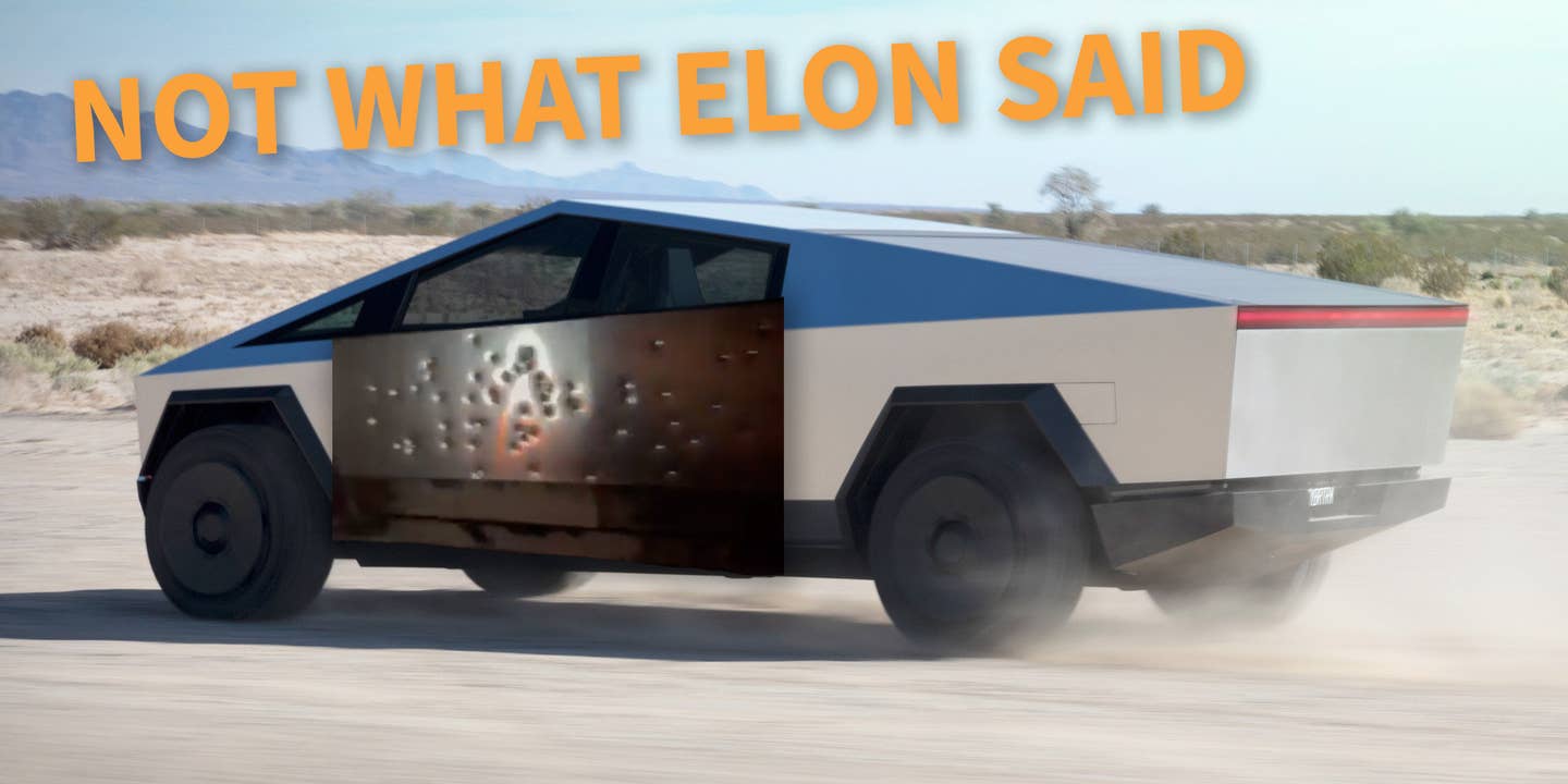 Tesla Cybertruck Isn’t Nearly as Bulletproof as Elon Musk Wants You to Think