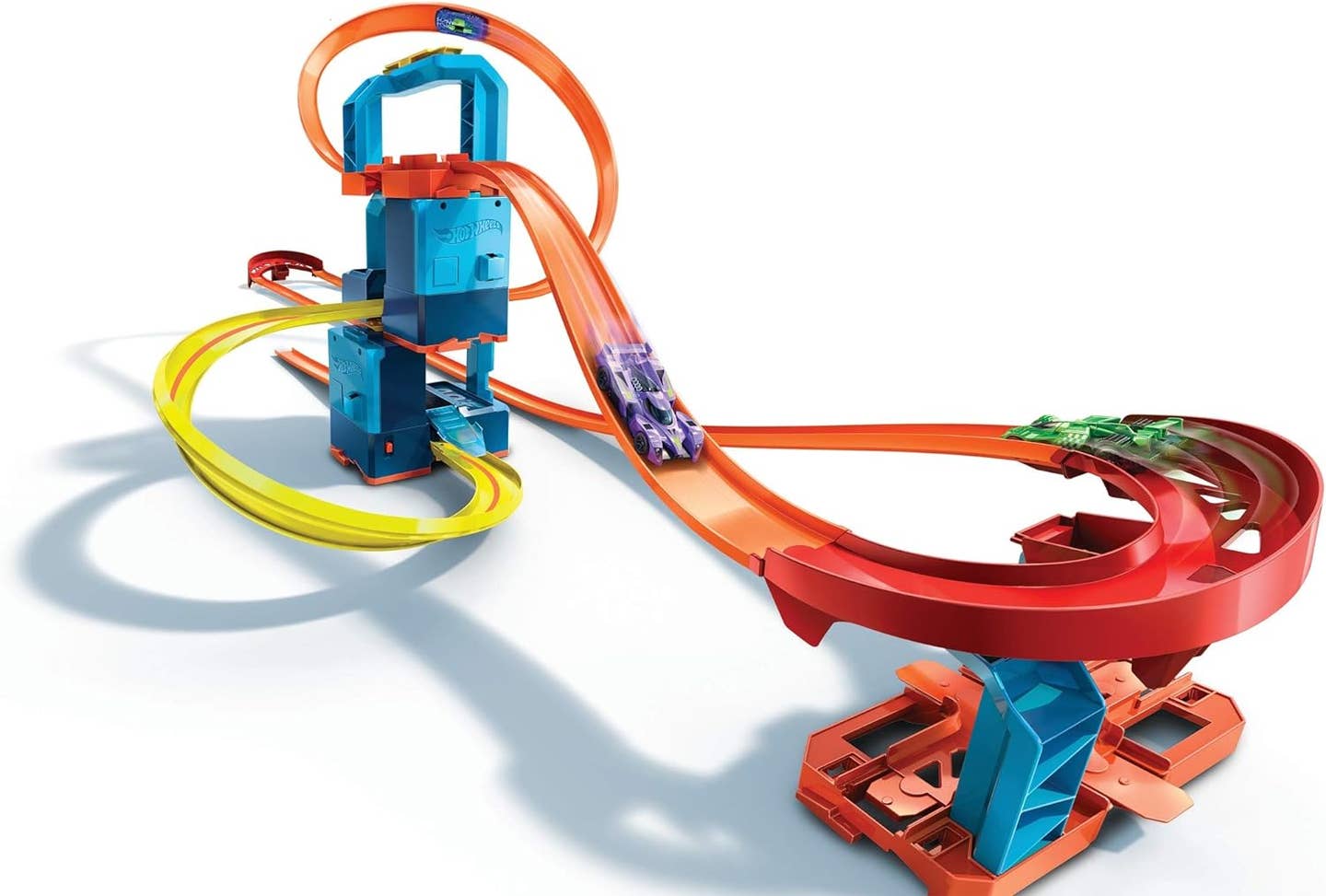 Hot Wheels Track Builder Unlimited Ultra Stackable Booster Kit Motorized Set 5 Plus Configurations ($36.99)