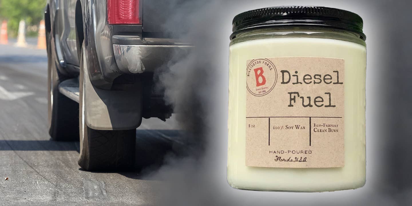 Rich-Burning Scented Candles Smell Like Gasoline, Diesel, Leaded Fuel, and E85