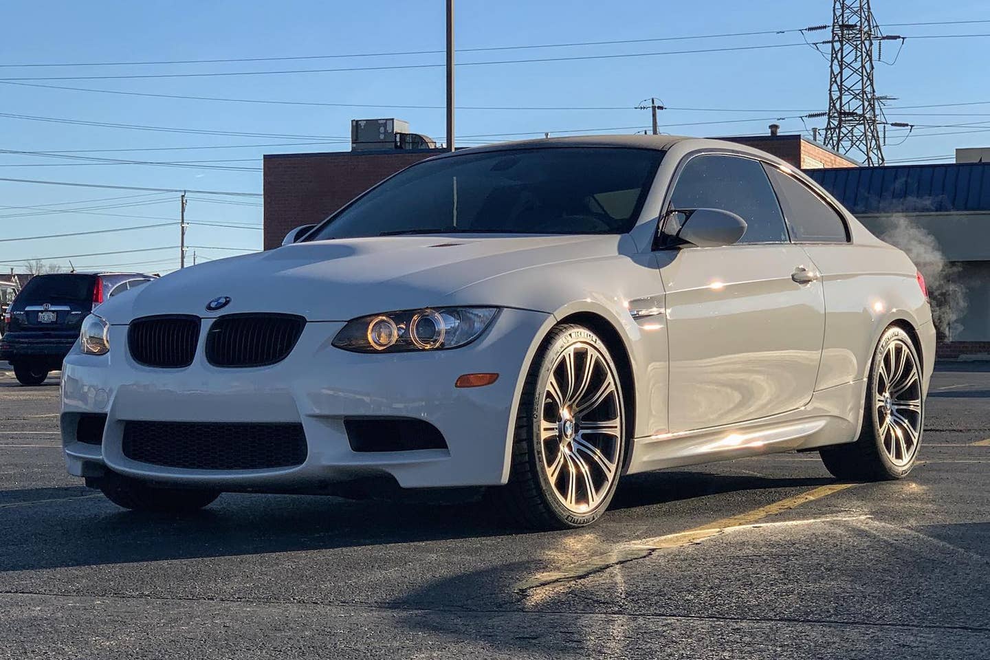 Jerry Moroko's supercharged 2008 BMW M3 in white