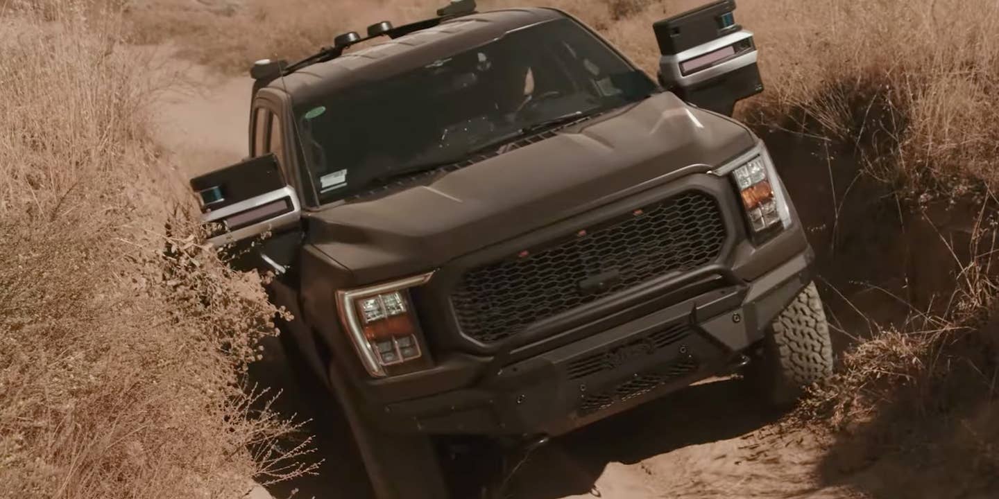 LiDAR-Equipped Ford F-150s Built for the Military Can Drive Themselves Anywhere