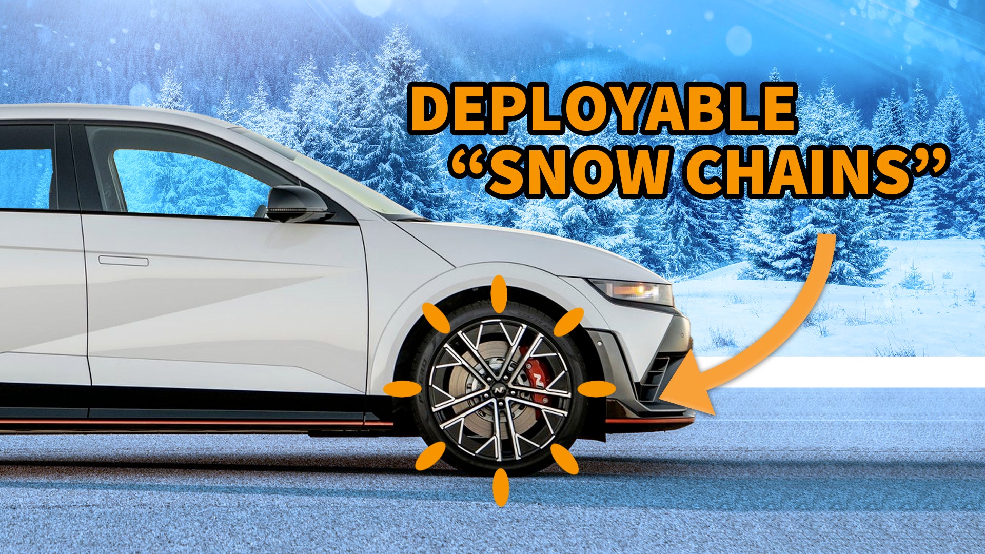 Hyundai's Push-Button Snow Chains Are Right Out of James Bond