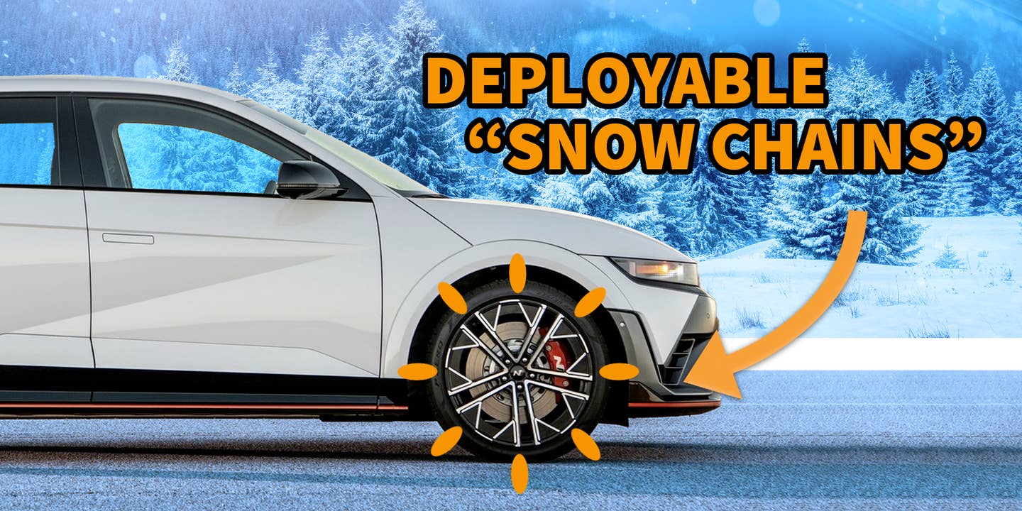 Hyundai’s New Push-Button Snow Chains Are Right Out of a James Bond Movie
