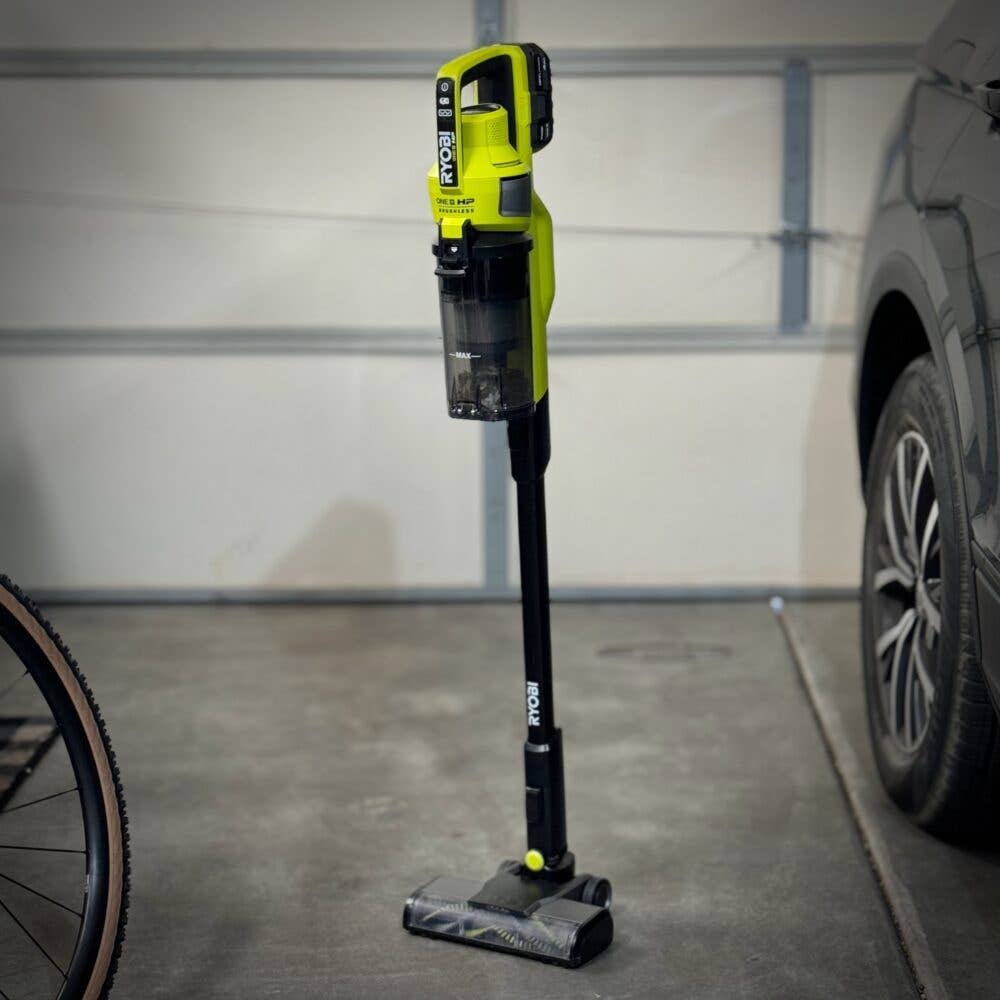 Ryobi ONE+ HP 18V Brushless Stick Vacuum Kit with Battery and Charger for $200