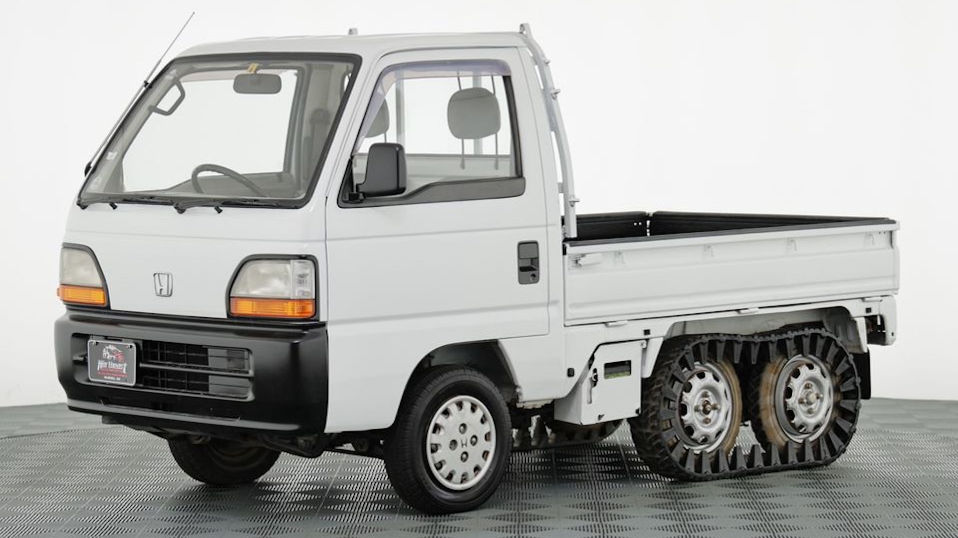 Honda Made a Factory TandemAxle Kei Truck With Tank Treads, and One's