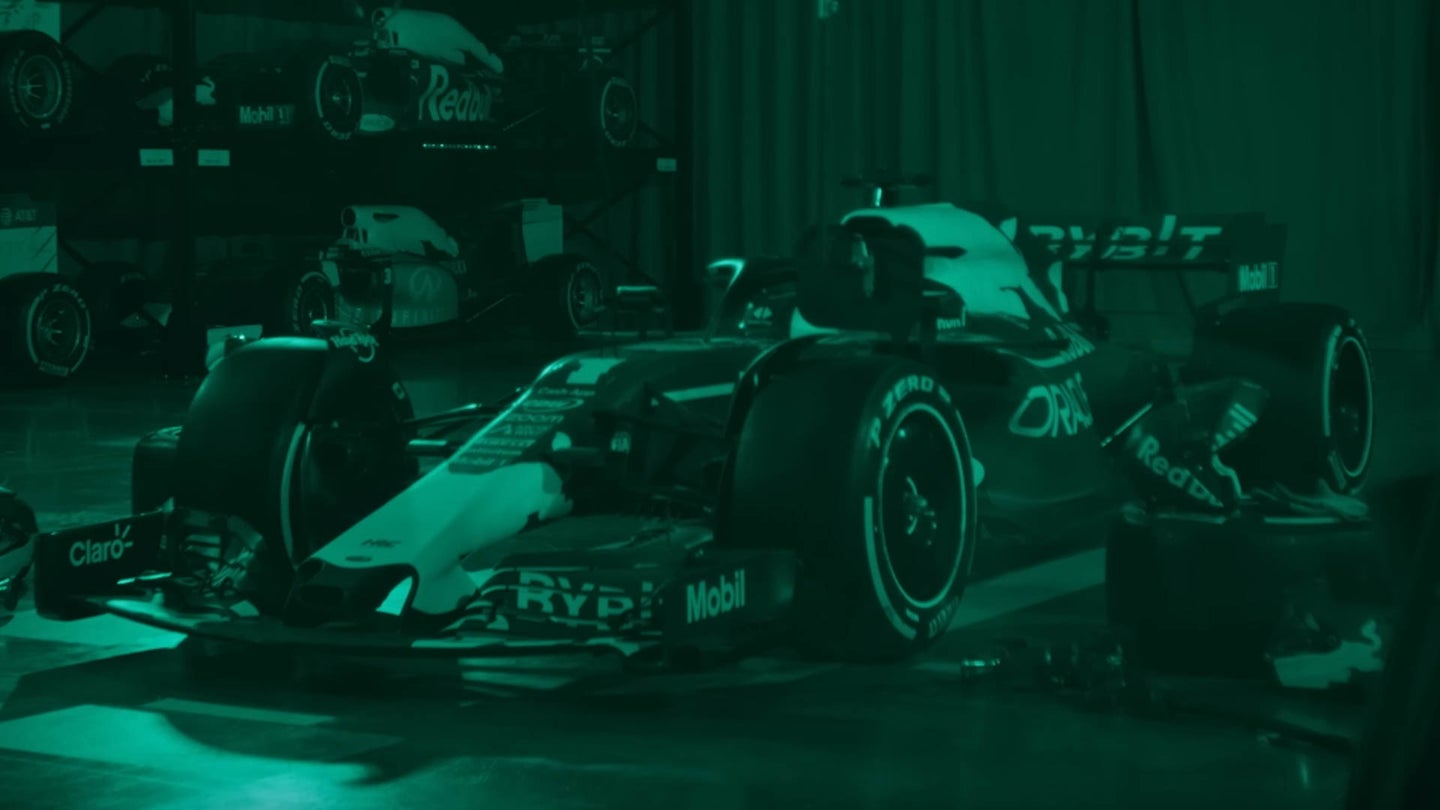 Experience the Red Bull F1 team executing a 2.8-second pit stop under low light conditions.
