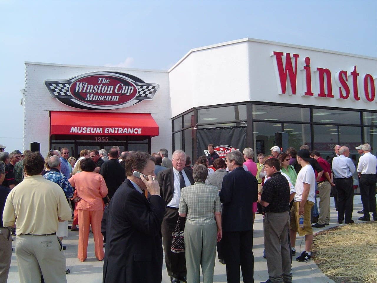 The Winston Cup Museum opening ceremony on May 11, 2005