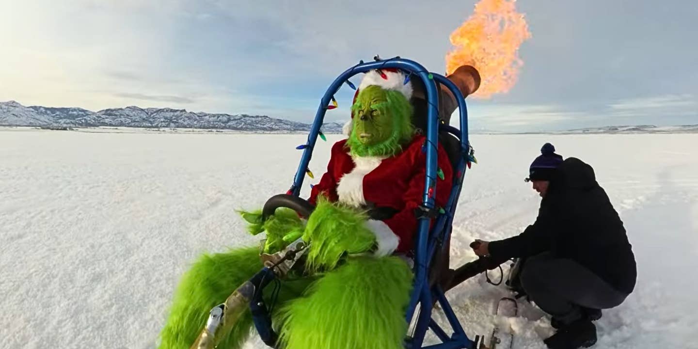 Watch Your Gifts: The Grinch Has a Rocket-Powered Sleigh
