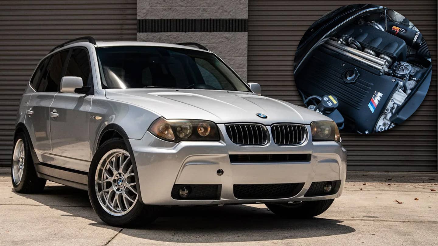 E46 M3-Swapped BMW X3 With a Six-Speed Is the M SUV You Want