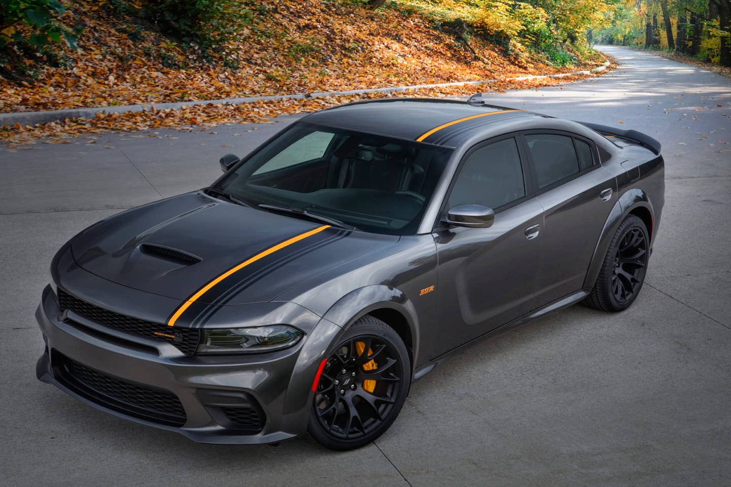 2023 Dodge Charger Scat Pack Widebody with HEMI® Orange appearance package.