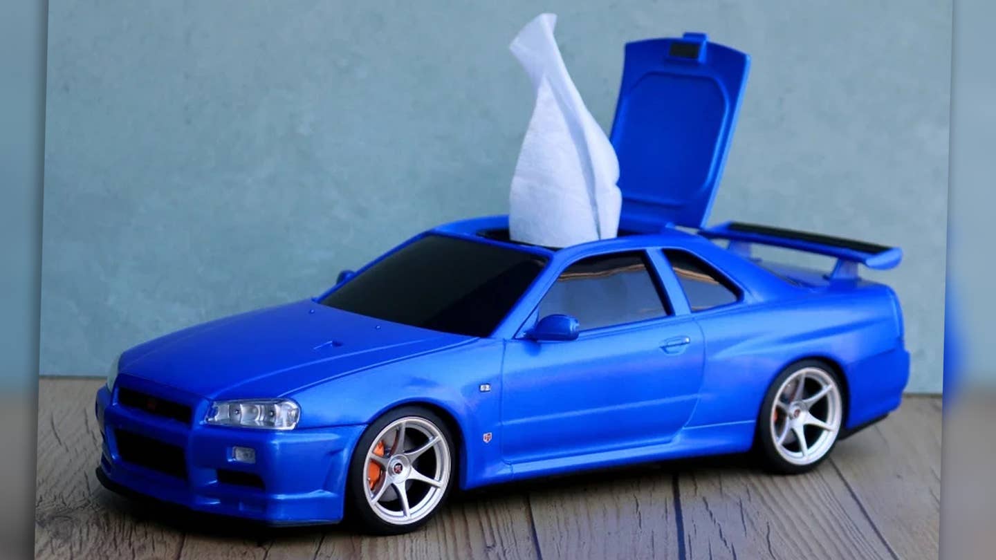Cry Into This R34 Nissan Skyline GT-R Tissue Box If You Can't Afford the  Real Thing