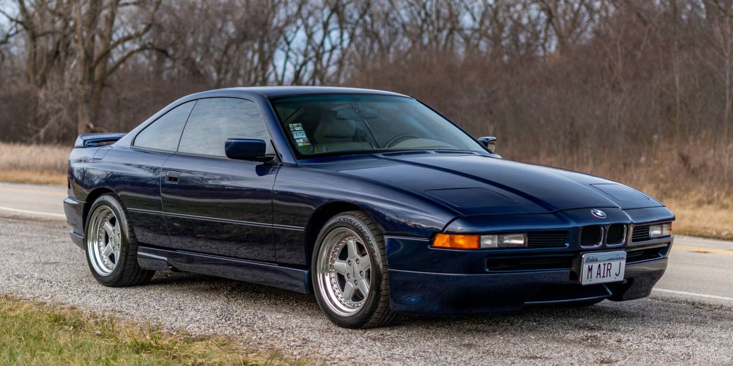 Michael Jordan-Owned BMW 850i With a V12 and 6-Speed Manual Can Now Be Yours