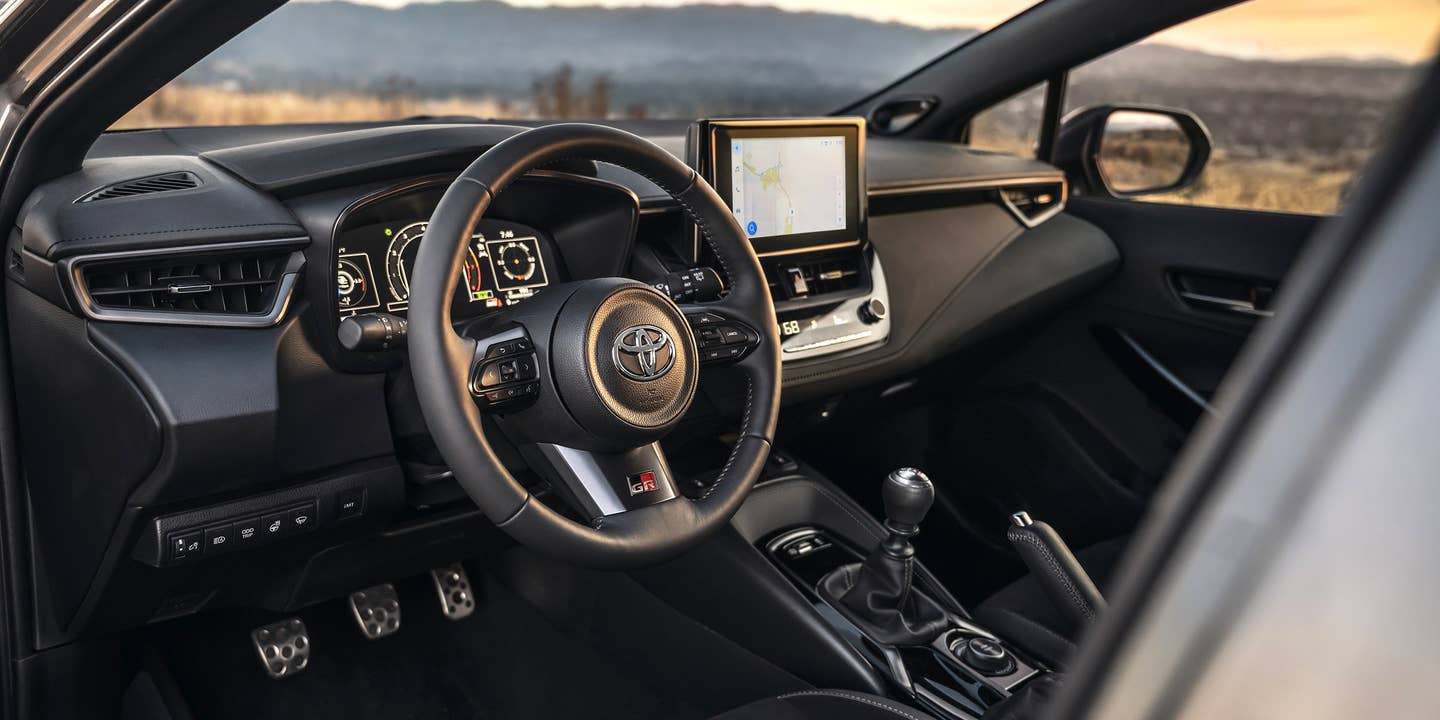 OK, Hear Me Out: The Toyota GR Corolla’s Interior Is Actually Good